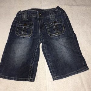 Mudd Girls blue Jean knee shorts